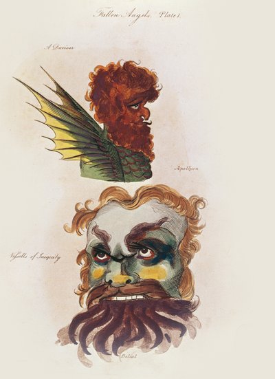 Fallen Angels, Engraved by R. Griffith by Francis Barrett
